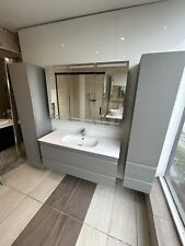 DANSANI LUNA VANITY UNIT & KANTATE BASIN SET INC MIRROR CABINET/TALL boys & Tap
