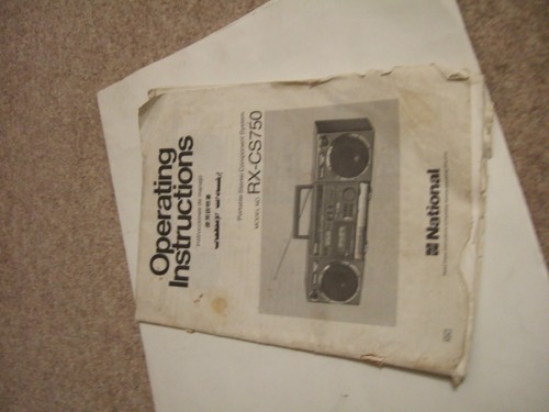 Stereo national cs750 - national,