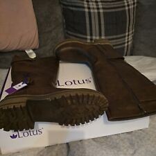 Lotus Womens Jackal Knee-High Boots Brown UK size 5