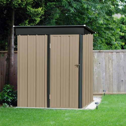 Metal garden shed - metal, pent