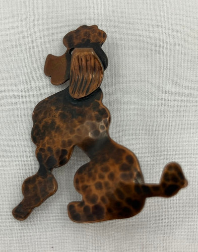 Vintage copper poodle - vintage,