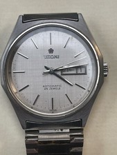 Rare Vintage Titoni Space Star Gents Automatic Dateline Watch Strap Broken Works