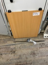 CARAVAN/MOTORHOME CLIP ON TABLE INCLUDING FITTINGS 