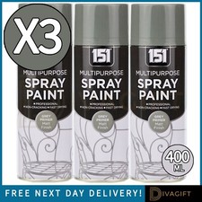 3 x GREY PRIMER MATT FINISH