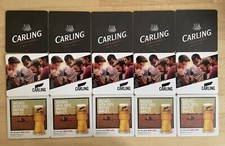 15 Carling Beer Mats - 3 Designs -  Home Bar / Pub Experience