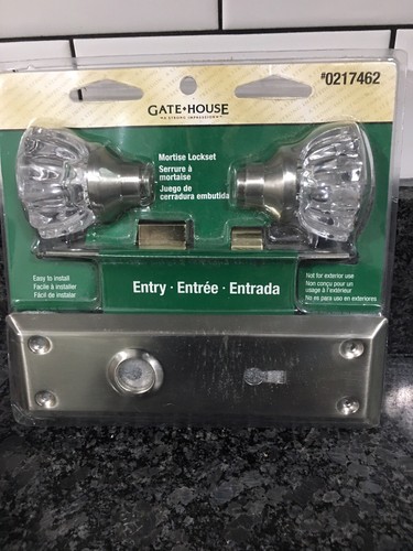 Gate house crystal glass - house,