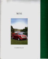 Rover Mini Cabriolet 1992-93 Original UK Sales Brochure Pub. No. 4404