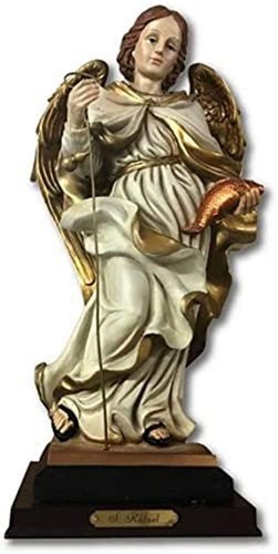Large archangel raphael statue - large,