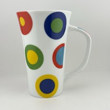 Churchill England Fine China Mug Cup Tea Coffee Disco Spot Design VGC