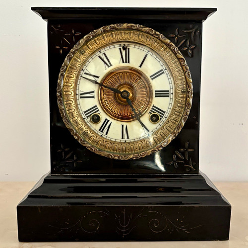 Antique ansonia clock new - antique,