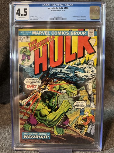 Incredible hulk 180 - incredible, cgc