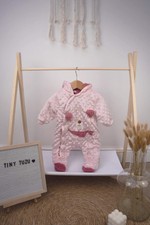 PLUSH BABY SNOWSUIT WITH BEAR