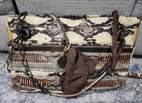 Lanvin phython shoulder bag - lanvin,