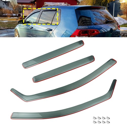 4pc rain sun wind deflectors - 4pc,