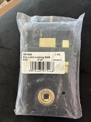 Rim latch locking snib - locking, 4x3