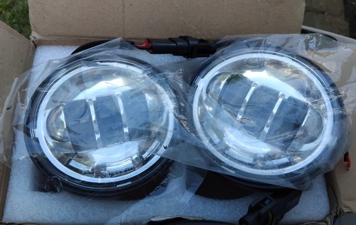 Pair motorcycle auxiliary - pair, 4"