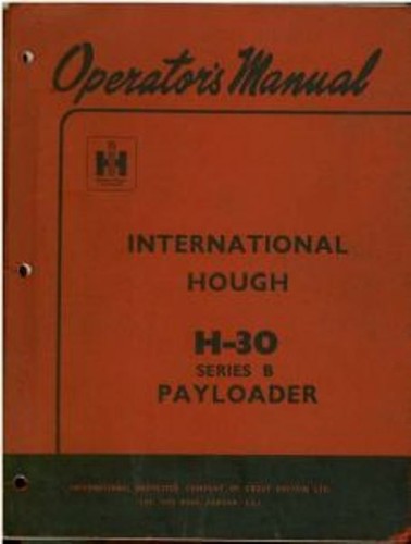 International hough h30 series - hough,