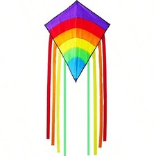 Easy Fly Colorful Rainbow Kite