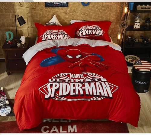 Red spiderman doona - red,