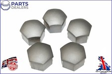 GENUINE AUDI A2 A3 A4 A5 A6 A7 A8 Q3 Q5 Q7 17mm WHEEL NUT BOLT COVERS CAPS x5 