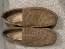 Tan Brown Suede Driver Shoes Size 7 Excellent Condition. Summer evening wear 