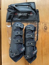 Catago Hybrid Horse Dressage Boots Gaiters Navy Large