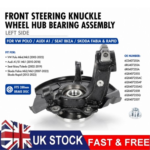 Steering knuckle hub bearing - steering,