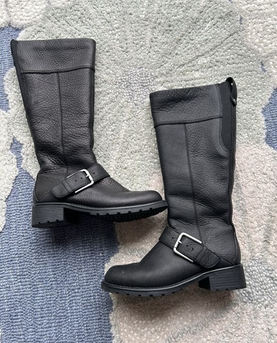 Clarks orinoco black leather - black,