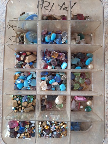Boxes vintage crystals - 5,