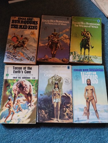 Edgar rice burroughs 6bk lot - burroughs,