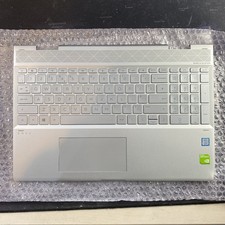 HP ENVY X360 15-CN Palmrest Case Cover UK Backlit Keyboard L20746-031 DENT