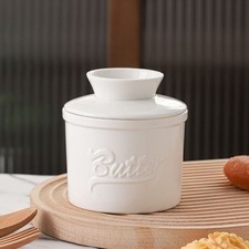 French butter keeper - butter, ceramic
