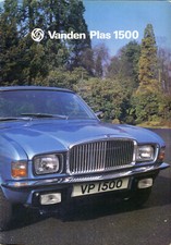 Vanden Plas 1500 Allegro UK market 1979 full colour sales brochure