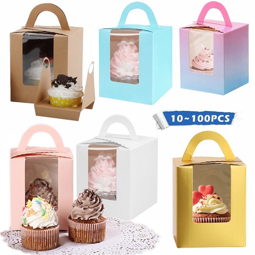 50x single cupcake boxes - single,
