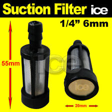 PRESSURE WASHER STEAM CLEANER DIESEL FUEL TANK SUCTION HOSE FILTER STRAINER 6mm