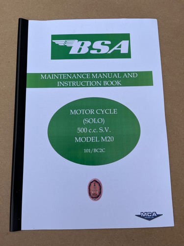 Bsa m20 maintenance - bsa,