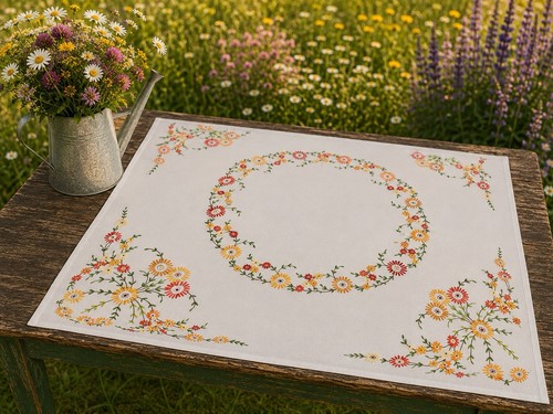 Vintage hand embroidered - vintage,