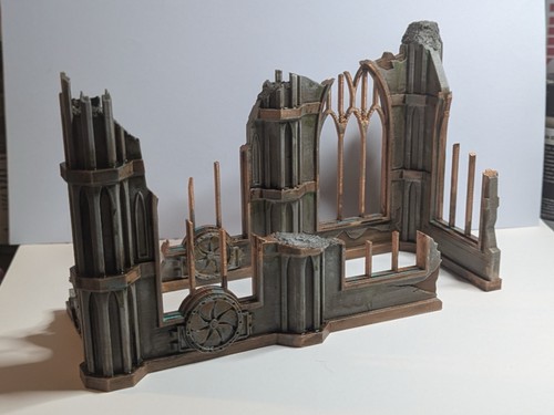 Printed gothic ruins - 3d,