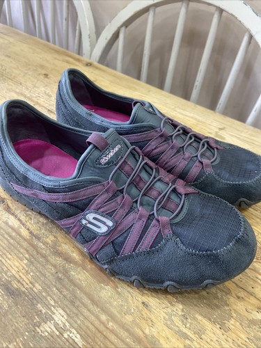 Skechers grey lilac bungee - skechers,