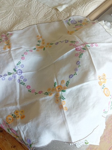 Vintage embrodered crinoline - vintage,