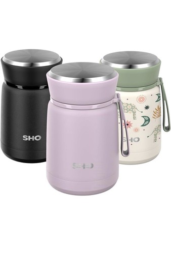 Food flask vacuum insulated - -,