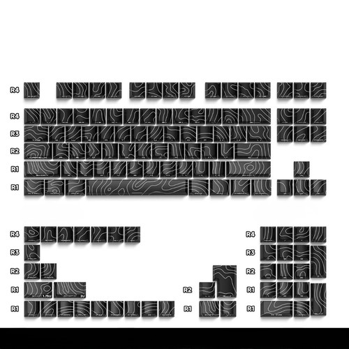 Anime theme pbt keycaps set - theme,