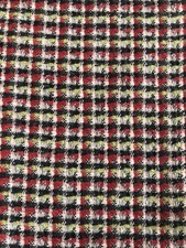 Soft Wool Boucle Fabric Plus Lining Fabric , Vintage Fabric New 1980’s 