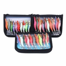 10x/Pack Luminous Shrimp Lures Prawn Octopus Squid Jigs Fishing Bait Saltwater