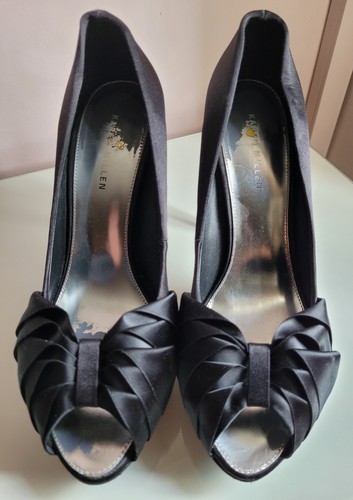 Stunning black satin vintage - black, satin,