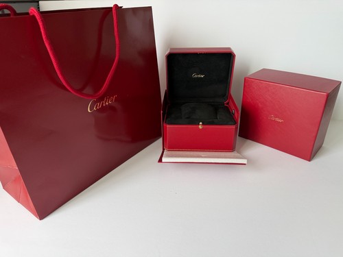 Cartier red watch presentation - cartier,
