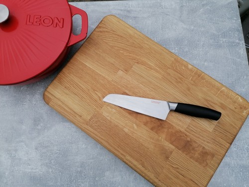 Large oak wood chopping board - wood,
