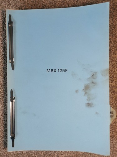 Genuine factory honda mbx 125f - honda,