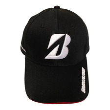 Bridgestone Mining Cap 5 Panel Cotton Embroidered Logo  Baseball Hat OSFM  Black