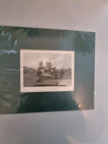 Engraving york minster - of,